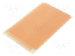 Board: universal; single sided,prototyping; W: 100mm; L: 160mm