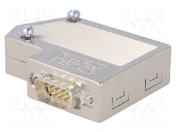 D-Sub; PIN: 9; Profibus; angled 55°; spring clamp; for cable