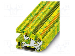 Splice terminal: rail; PA; L: 42.5mm; terminals: 2; W: 6.2mm