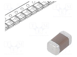Capacitor: ceramic; 22pF; 50VDC; C0G; ±5%; SMD; 0402