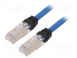 Patch cord; S/FTP,TX6A™ 10Gig; 6a; stranded; Cu; LSZH; blue; Len: 2m