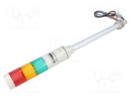 Signaller: signalling column; continuous light,blinking light