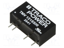 Converter: DC/DC; 1W; Uin: 10.8÷13.2V; Uout: 15VDC; Iout: 66mA; SIP7
