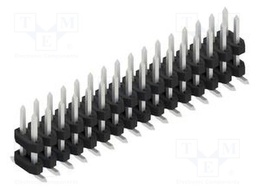 Connector: pin strips; pin header; male; PIN: 32; 2mm; SMT; 2x16