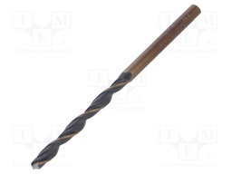 Drill bit; for metal; Ø: 3.5mm; L: 70mm; HSS; Working part len: 39mm