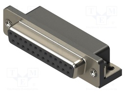 Connector: D-Sub; PIN: 25; socket; female; straight; THT; MHDR