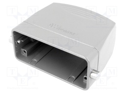 Enclosure: for HDC connectors; size 16B; for cable; for latch