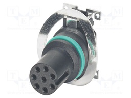 Connector: M8; PIN: 8; 1.5A; 30V; straight; shielded; contact insert