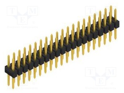 Connector: pin strips; pin header; male; PIN: 40; 2.54mm; THT; 2x20