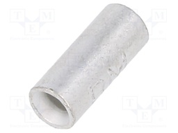 Tip: butt splice; non-insulated; copper; 0.25÷1.5mm2; tinned