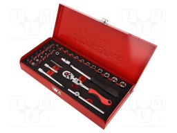 Wrench-set; 6-angles,socket spanner; Chrom-vanadium steel