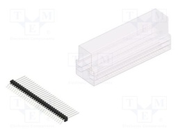 Connector: pin strips; pin header; male; PIN: 31; 1.27mm; SMT; 1x31