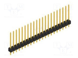 Connector: pin strips; pin header; male; PIN: 21; 2.54mm; THT; 1x21