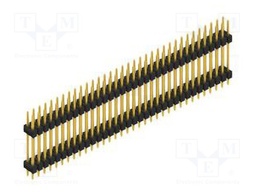 Connector: pin strips; pin header; male; PIN: 68; 2.54mm; THT; 2x34
