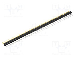 Connector: pin strips; pin header; male; PIN: 33; 2.54mm; SMT; 1x33