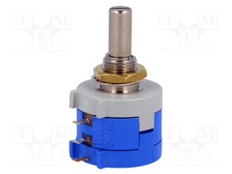Potentiometer: shaft; 5kΩ; 2W; ±5%; 6mm; linear; wirewound; L: 12.6mm