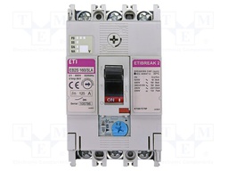 Power breaker; Poles: 3; screw type; Inom: 125A; 690VAC; IP20; MCCB