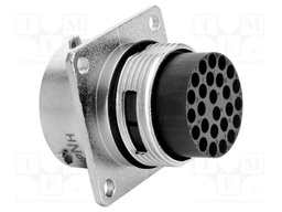 Connector: circular; Series: RT360; socket; male; PIN: 26; IP67