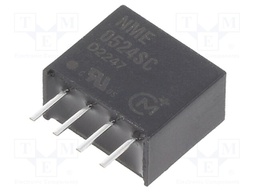 Converter: DC/DC; 1W; Uin: 4.5÷5.5V; Uout: 24VDC; Iout: 42mA; SIP
