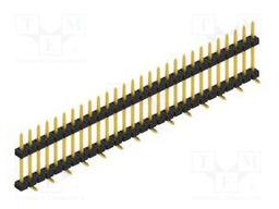 Connector: pin strips; pin header; male; PIN: 28; 2mm; SMT; 1x28