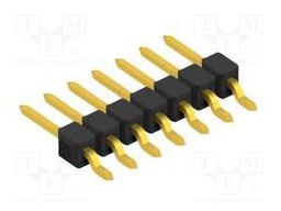 Connector: pin strips; pin header; male; PIN: 7; 2.54mm; SMT; 1x7