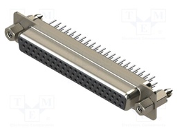 Connector: D-Sub HD; PIN: 62; socket; female; straight; THT; MHDD