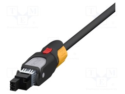 Plug; Connector: hybrid; OCTIS™; female; PIN: 2; tinned; 16A; 500V