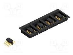 Connector: pin strips; pin header; male; PIN: 10; 2mm; SMT; 2x5; 100V
