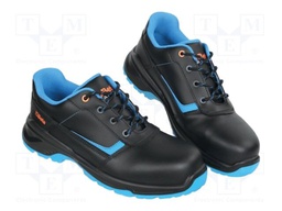 Shoes; Size: 39; blue-black; leather; slip,impact; Basic Plus