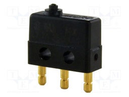 MICROSWITCH, PIN PLUNGER, SPDT, 7A 250V