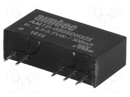 Converter: DC/DC; 1W; Uin: 4.5÷5.5V; Uout: 5VDC; Uout2: -5VDC; SIP7