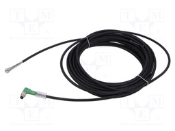 Cable: for sensors/automation; PIN: 6; angled; 10m; plug; 30VDC