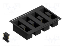 Connector: pin strips; pin header; male; PIN: 5; 2.54mm; SMT; 1x5