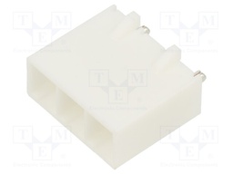 Socket; wire-board; male; PIN: 3; on PCBs; Plating: tinned; 6.2mm
