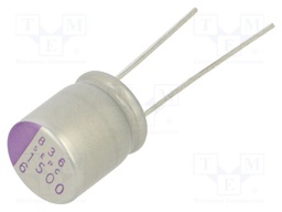 Capacitor: polymer; 1.5mF; 6.3VDC; ESR: 10mΩ; SEPC; SMD; ±20%