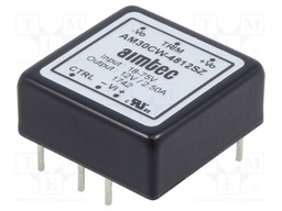 Converter: DC/DC; 30W; Uin: 18÷75V; 12VDC; Iout: 2.5A; 1"x1"; 19g