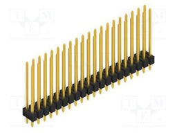 Connector: pin strips; pin header; male; PIN: 40; 2.54mm; THT; 2x20