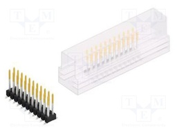 Connector: pin strips; pin header; male; PIN: 22; 2.54mm; SMT; 2x11