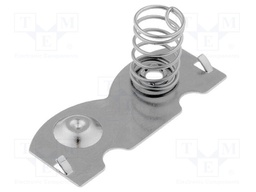 Contact; Mounting: push-in; Size: AA,R6; Batt.no: 2; Contacts: brass