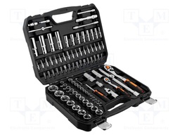 Wrench-set; socket spanner; Mounting: 1/2",1/4"; 94pcs.