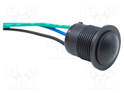 Switch: vandal resistant; Pos: 2; SPDT; 2A/24VDC; IP67; ON-(ON)