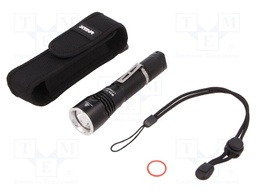 Torch: LED; L: 140.5mm; 30/250/600/1100lm; Ø: 34.5mm; IPX8