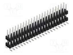 Connector: pin strips; pin header; male; PIN: 44; 2.54mm; SMT; 2x22