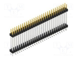 Connector: pin strips; pin header; male; PIN: 58; 2.54mm; SMT; 2x29