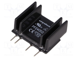 Relay: solid state; Ucntrl: 3÷15VDC; 25A; 24÷280VAC; THT; SIP