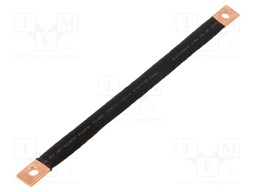 Braids; tape; 10mm2; Ø1: 7mm; Ø2: 7mm; L: 200mm; max.105°C; 20kV/mm