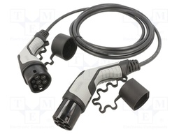 Cable: eMobility; 480V; 16.63kW; Type 2,both sides; IP44; 5m; 20A