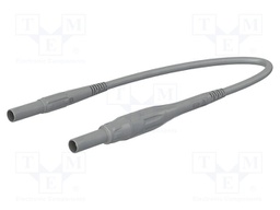 Connection cable; PVC; 1m; grey; 8A; 1kV; Cond.cross sec: 1mm2