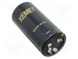 Capacitor: electrolytic; SNAP-IN; 10mF; 63VDC; Ø40x35mm; ±20%