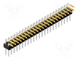 Connector: pin strips; pin header; male; PIN: 46; 2.54mm; THT; 2x23